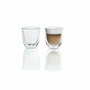 De'Longhi Lot de 2 tasses cappuccino à double paroi 19 cl