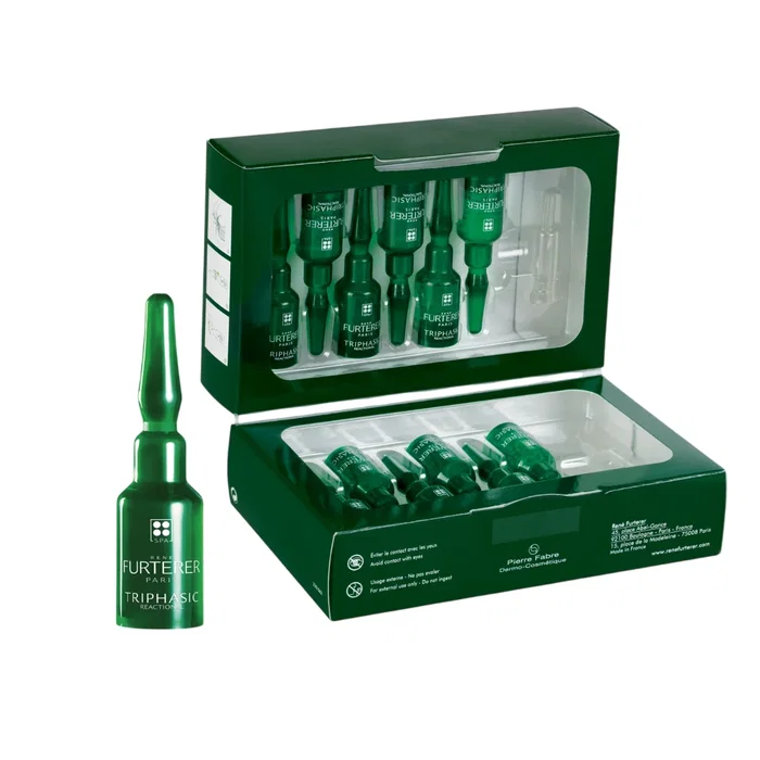 Rene Furterer Triphasic Réactionnel Ampoules Anti-chute, 12 unités Rene Furterer Triphasic Réactionnel Ampoules Anti-chute, 12 unités
