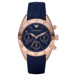 Armani AR5939 montre analogique bleu et rose