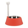 Alessi LUPITA AMMI02 - Gamelle pour chien en acier inoxydable 18/10 et résine thermo-plastique, couleur orange