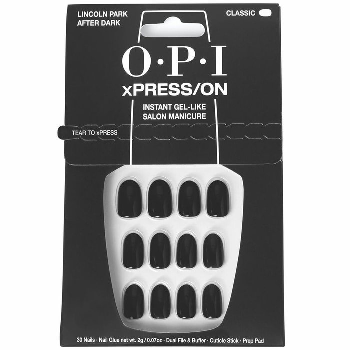 OPI xPRESS/ON Ongles Artificiels Lincoln Park After Dark (30 pièces)