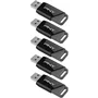 PNY Attaché X - Pack de 5 Clés USB 3.2 - 32 Go - Vitesse de lecture jusqu'à 130 Mo/s - Stockage portable