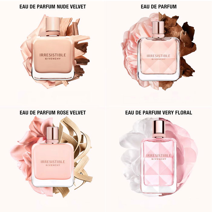 Givenchy Irrésistible Eau de Parfum Vaporisateur 80 ml - Parfum Unisexe Floral Fruité-Boisé avec Recharge