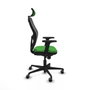 Piqueras y Crespo Chaise de Bureau avec Appui-tête Jorquera 2D036G2 Vert