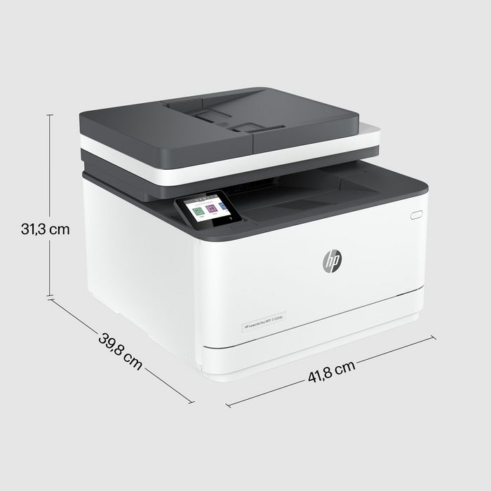 HP LaserJet Pro 3102fdn - Imprimante Multifonction Laser - Impression, Copie, Numérisation, Fax, ADF, Recto-Verso, Port USB, Écran Tactile