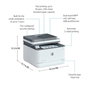 HP LaserJet Pro 3102fdn - Imprimante Multifonction Laser - Impression, Copie, Numérisation, Fax, ADF, Recto-Verso, Port USB, Écran Tactile