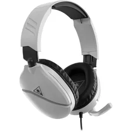 Turtle Beach Recon 70P - Casque Gaming Blanc avec Son Surround, Micro Ultra-Sensible - Compatible PlayStation, Xbox, Nintendo Switch et PC