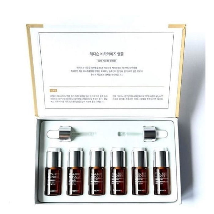 Dr. Hedison - Sérum Éclaircissant Vita Bright en Ampoules pour le Visage - Traitement de l'Hyperpigmentation - Unisexe - 6 pcs / 60 ml Dr. Hedison - Sérum Éclaircissant Vita Bright en Ampoules pour le Visage - Traitement de l'Hyperpigmentation - Unisexe - 6 pcs / 60 ml