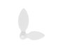 Innspiro Kit de manecilles de montre en plastique blanc 58 mm et 45 mm