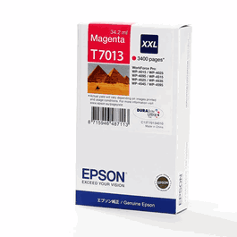 Epson C13T70134010 Cartouche d'encre T7013 Magenta Format XXL - Compatible imprimantes Epson