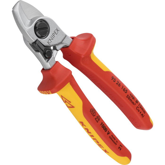 Knipex Ciseaux à couper les câbles avec ressort d'ouverture Knipex Ciseaux à couper les câbles avec ressort d'ouverture
