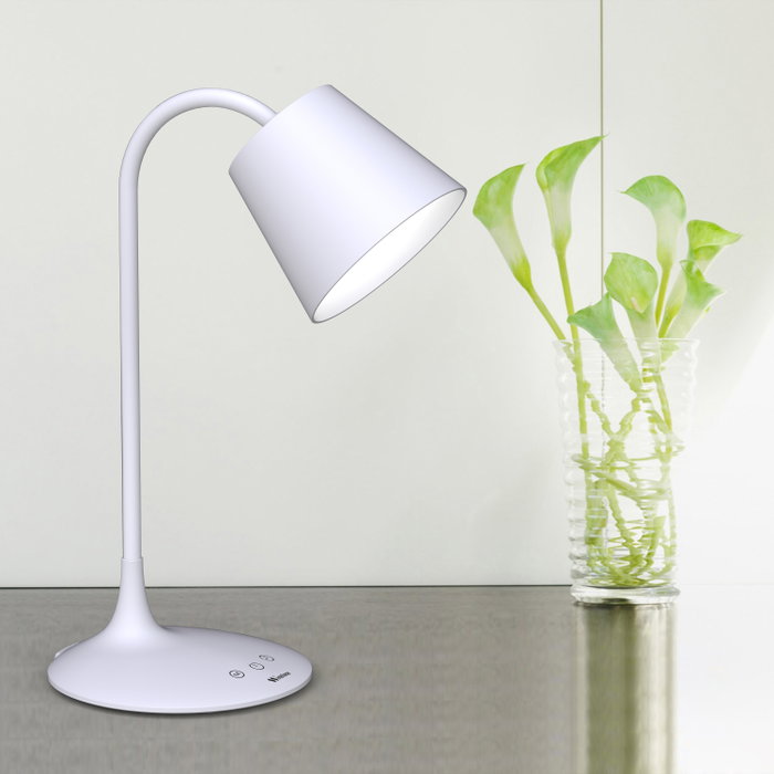 Muvit iO Lampe de Bureau Intelligente WiFi avec Application, 24 LEDs, Réglable Blanc/Chaud/Froid Muvit iO Lampe de Bureau Intelligente WiFi avec Application, 24 LEDs, Réglable Blanc/Chaud/Froid