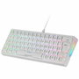 Clavier pour jeu Mars Gaming MKMINIPROWYES Qwerty US Blanc