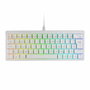 Clavier pour jeu Mars Gaming MKMINIPROWYES Qwerty US Blanc