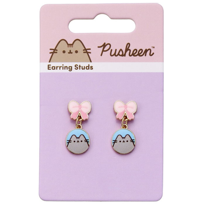 The Carat Shop Boucles d'oreilles Pusheen Drop Pink Bows