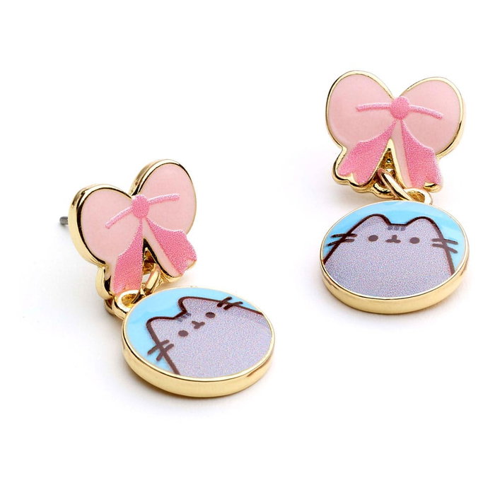 Pusheen boucles d´oreilles Drop Pink Bows Pusheen boucles d´oreilles Drop Pink Bows