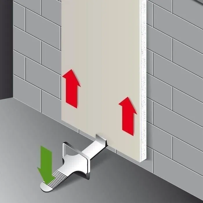 FARTOOLS Étrireur pour plaques de plâtre 300 mm en acier - Outil de levage pour plaquiste