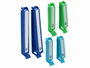 Kinvara Lot de 8 Fermetures de Sacs 15x21.8x2 cm Plastique Vert Turquoise Bleu (Set de 36)