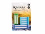 Kinvara Lot de 8 Fermetures de Sacs 15x21.8x2 cm Plastique Vert Turquoise Bleu (Set de 36)