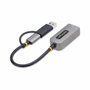 StarTech.com Adaptateur USB-C vers Ethernet Gigabit avec adaptateur USB-A, Gris