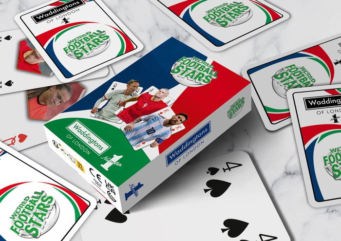Winning Moves Étoiles Mondiales du Football No 1 cartes à jouer Anglais