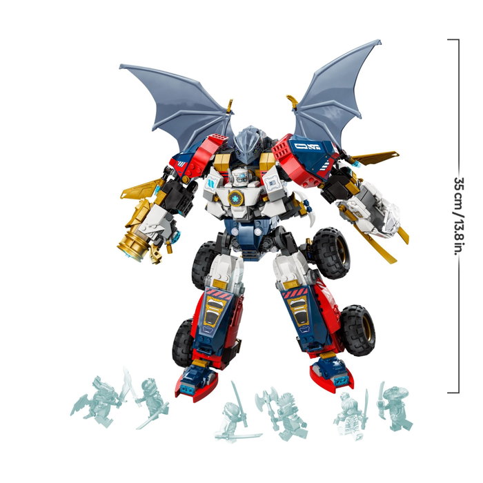 LEGO NINJAGO 71834 Le robot ultra combo de Zane - Jeu de construction 4-en-1