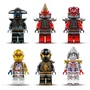LEGO 71834 NINJAGO Robot Ultra Combo de Zane - Jeu de Construction 4-en-1 avec 6 Minifigurines Transformable en Avion, Voiture, Dragon