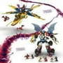 LEGO NINJAGO 71834 Le robot ultra combo de Zane - Jeu de construction 4-en-1