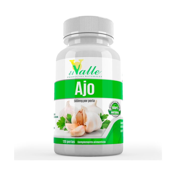 El Valle Huile d'ail 500 mg, 120 perles El Valle Huile d'ail 500 mg, 120 perles