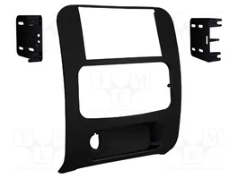 ACV Cadre de radio 2 DIN Noir pour Jeep
