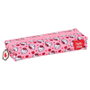 SAFTA Porte-tout Hello Kitty - Taille 22 x 7 x 4 cm - Compartiment avec fermeture éclair et élastique pour l'attacher au cahier