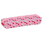 SAFTA Porte-tout Hello Kitty - Taille 22 x 7 x 4 cm - Compartiment avec fermeture éclair et élastique pour l'attacher au cahier