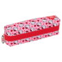 SAFTA Porte-tout Hello Kitty - Taille 22 x 7 x 4 cm - Compartiment avec fermeture éclair et élastique pour l'attacher au cahier