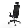 Piqueras y Crespo Chaise de Bureau Horna Traslack Gris foncé