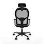 Chaise de Bureau avec Appui-tête Piqueras y Crespo 1D036N2 Blanc