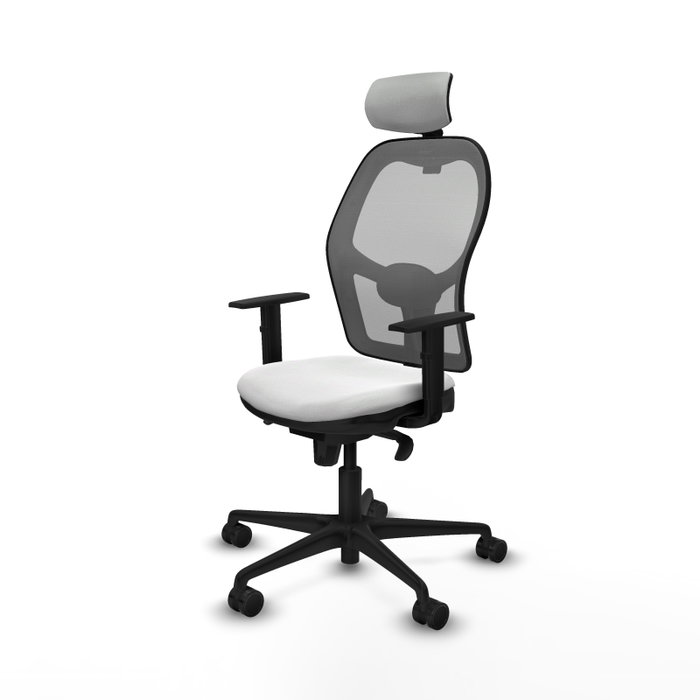 Chaise de Bureau avec Appui-tête Piqueras y Crespo 1D036N2 Blanc
