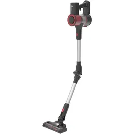 Fagor FG21R Aspirateur balai sans fil 2-en-1, 150 W, 0,6 L, aspiration cyclonique, brosse motorisée LED, 25 min d'autonomie, Rouge