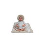 Muñecas Arias Arias Isabella - Poupée reborn 40 cm couleur beige avec coussin - Boîte en espagnol