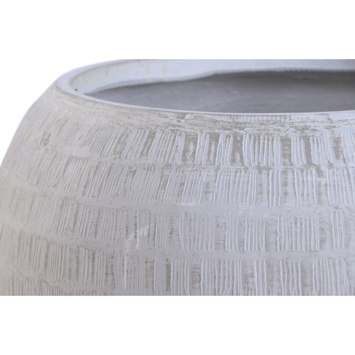 Home ESPRIT Set de 2 cache-pots Beige Fibre Magnésium 55 x 55 x 38 cm Home ESPRIT Set de 2 cache-pots Beige Fibre Magnésium 55 x 55 x 38 cm