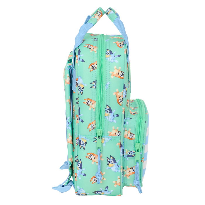 Cartable Bluey Sisters Vert 20 x 28 x 8 cm