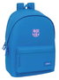 Safta Mochila doble Sac à dos pour ordinateur portable 15,6 pouces avec chargeur USB F.C. Barcelona pour fille indigo 31x44x18 cm