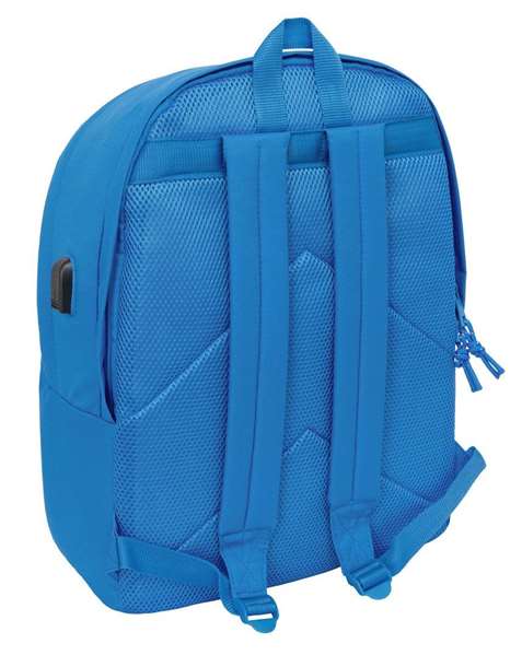 Safta Mochila doble Sac à dos pour ordinateur portable 15,6 pouces avec chargeur USB F.C. Barcelona pour fille indigo 31x44x18 cm Safta Mochila doble Sac à dos pour ordinateur portable 15,6 pouces avec chargeur USB F.C. Barcelona pour fille indigo 31x44x18 cm