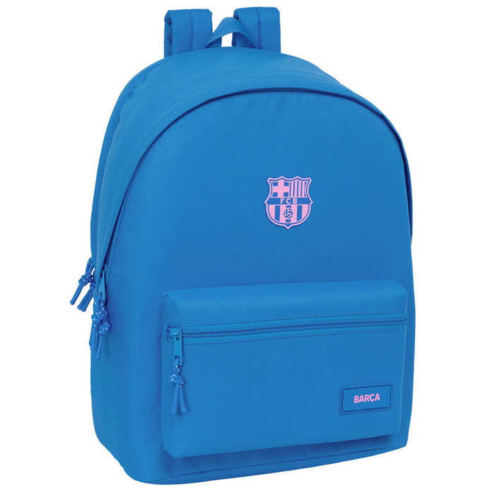 Safta Sacoche pour Portable F.C. Barcelona 15,6 pouces avec USB - Bleu Indigo
