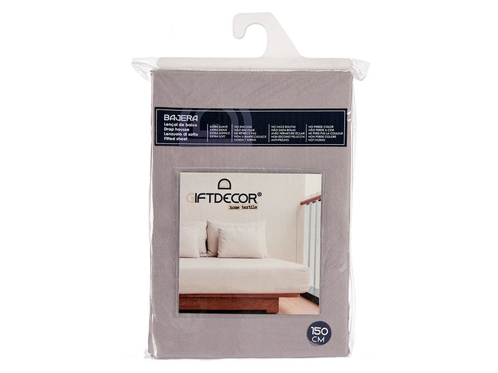 Giftdecor Bajera 150 cm Antracite – Housse de Coussin 100% Polyester Extra Douce 20x29x4 cm (Set de 12)