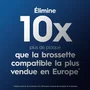 Oral-B Cross Action Pro - Brossettes intermédiaires, filaments en forme de X pour un nettoyage optimal des espaces interdentaires - Lot de 8 pièces - Noir
