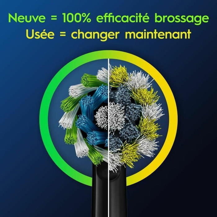 Oral-B Cross Action Pro - Pack de 8 - Noir