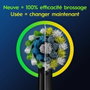 Oral-B Cross Action Pro - Pack de 8 - Noir