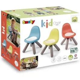 Smoby Chaise Enfant Life - Vert Pomme - Pieds Soufflés - Pour Intérieur et Extérieur Anti-UV - 90% Matière Recyclée - Fabrication Française - Dès 18 Mois - 33 x 33 x 50 cm