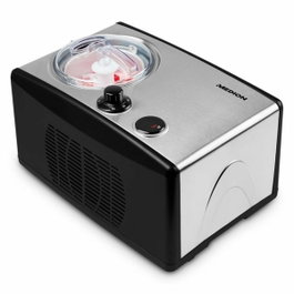 Medion Machine à Glaces et Yaourts 1,5 L en Acier Inoxydable
