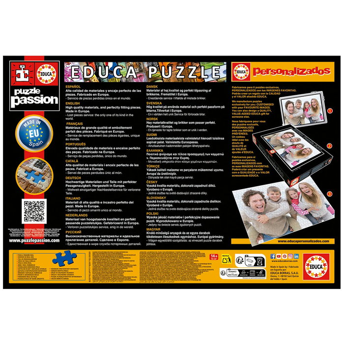 Educa Puzzle 3000 pièces 'Justo A Tiempo' 19946 - Bibliothèque bucolique avec scènes d'artisanat - Dimensions 120 x 85 cm - À partir de 14 ans